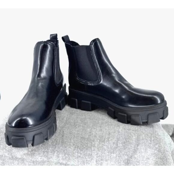 Circus NY by Sam Edelman Darielle Faux Leather Chelsea Boots Size 10 - Picture 1 of 8